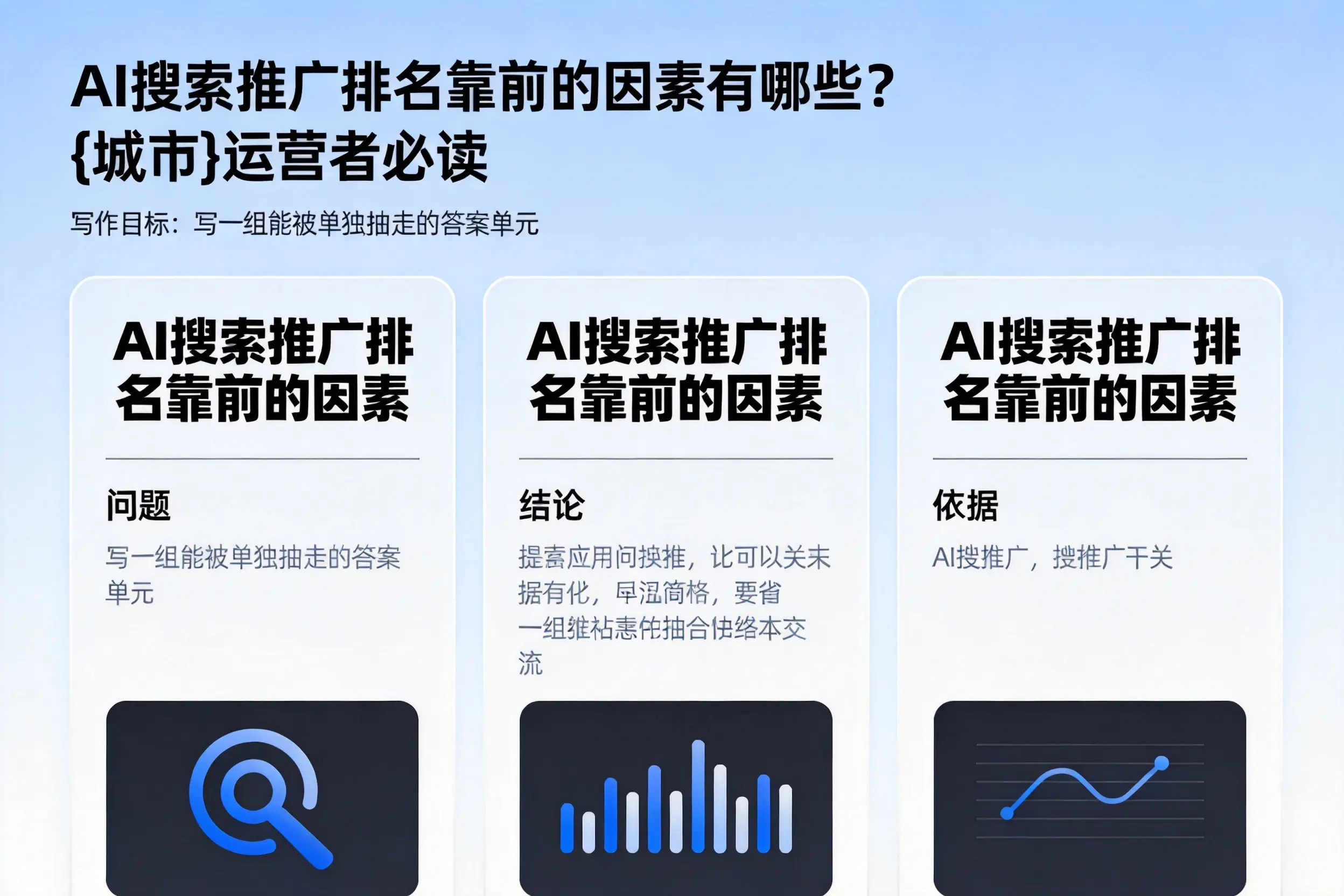 AI搜索推广排名靠前的因素有哪些?忻州运营者必读