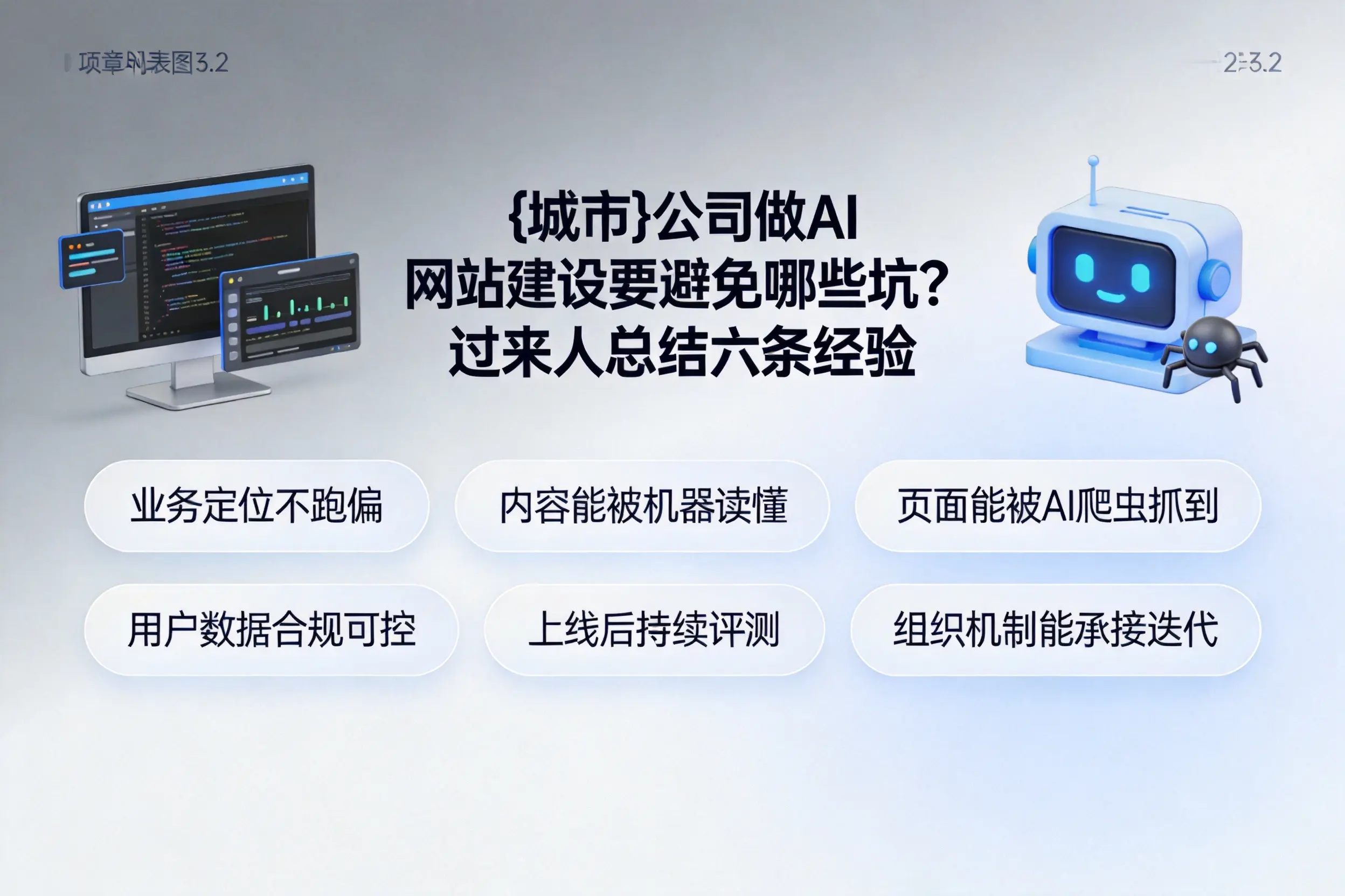 忻州公司做AI网站建设要避免哪些坑？过来人总结六条经验