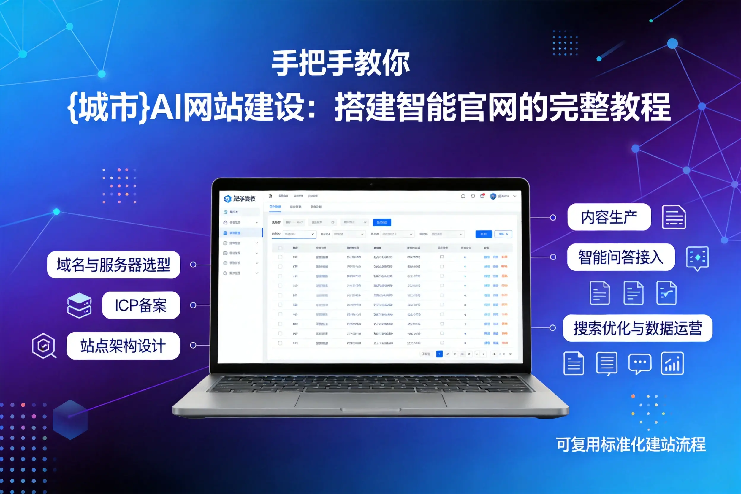 手把手教你忻州AI网站建设:搭建智能官网的完整教程