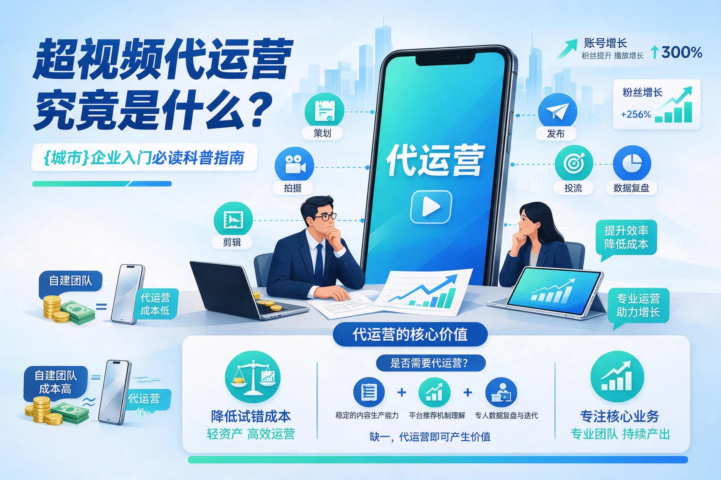 短视频代运营究竟是什么？忻州企业入门必读科普指南