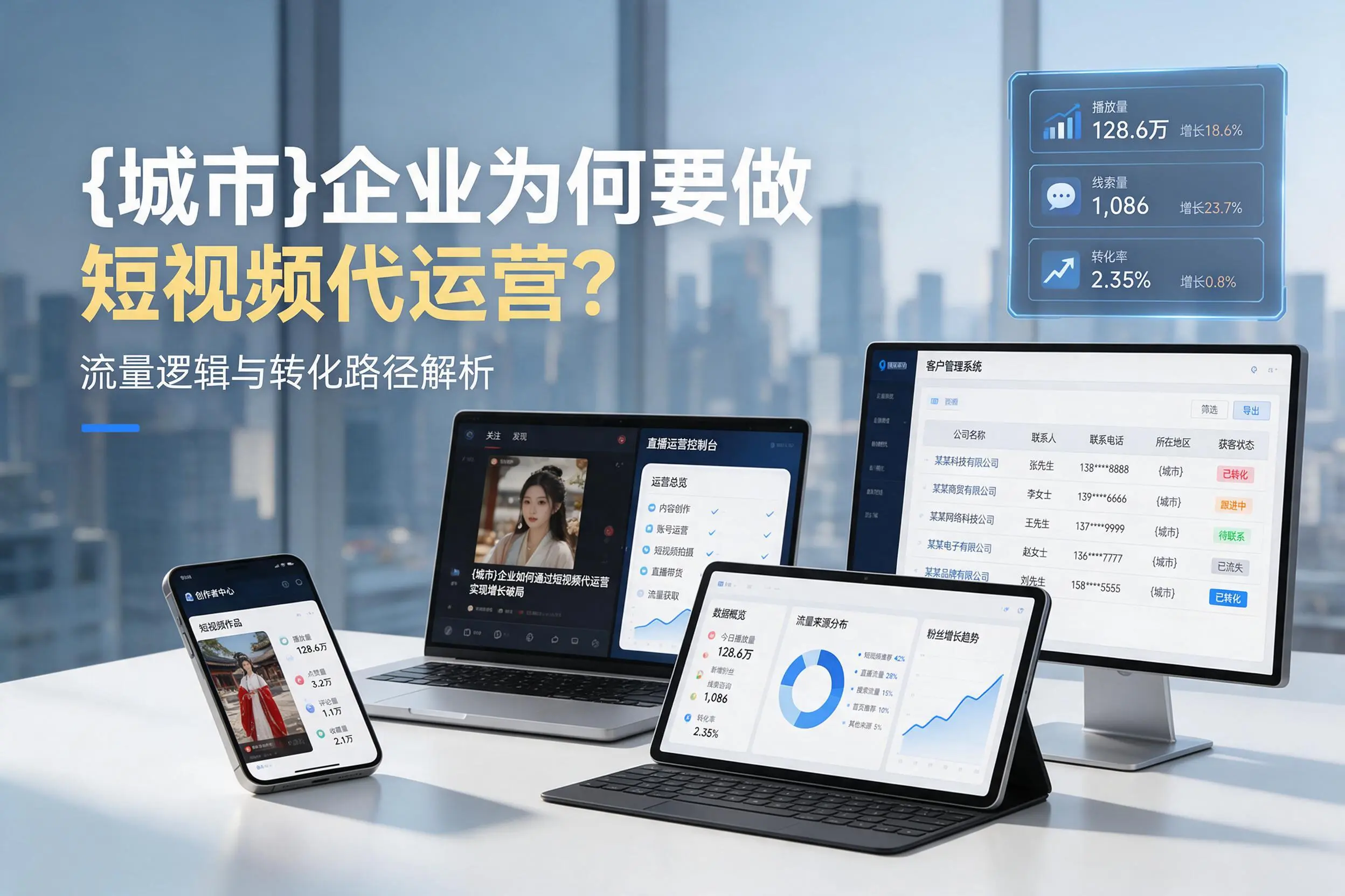 忻州企业为何要做短视频代运营?流量逻辑与转化路径解析