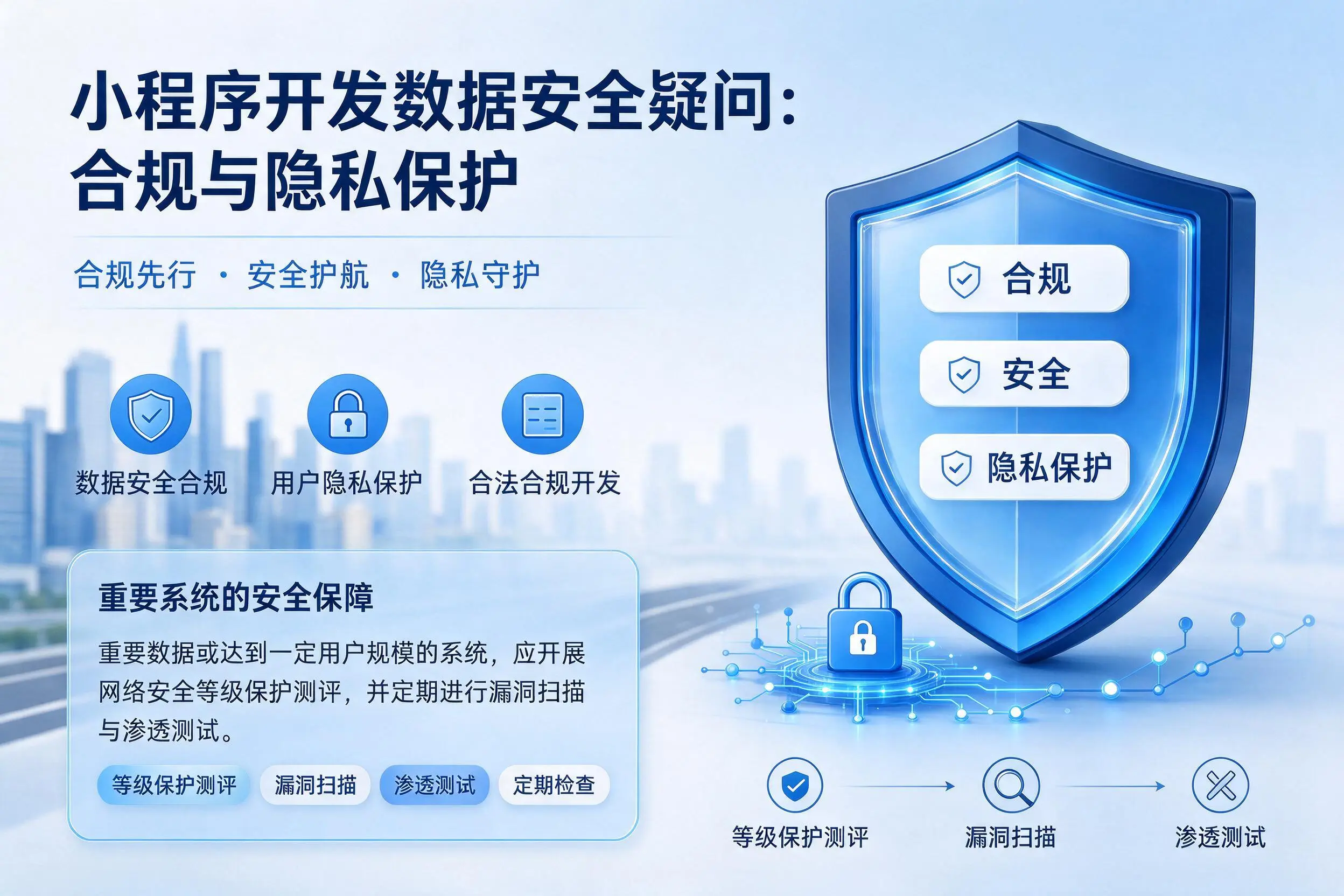 忻州小程序开发数据安全疑问：合规与隐私保护
