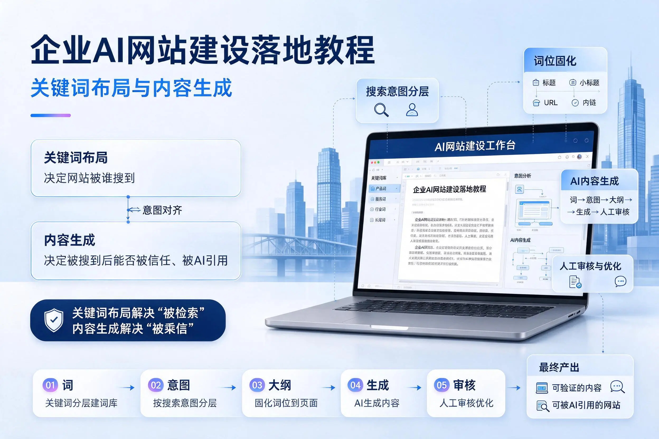 忻州企业AI网站建设落地教程:关键词布局与内容生成
