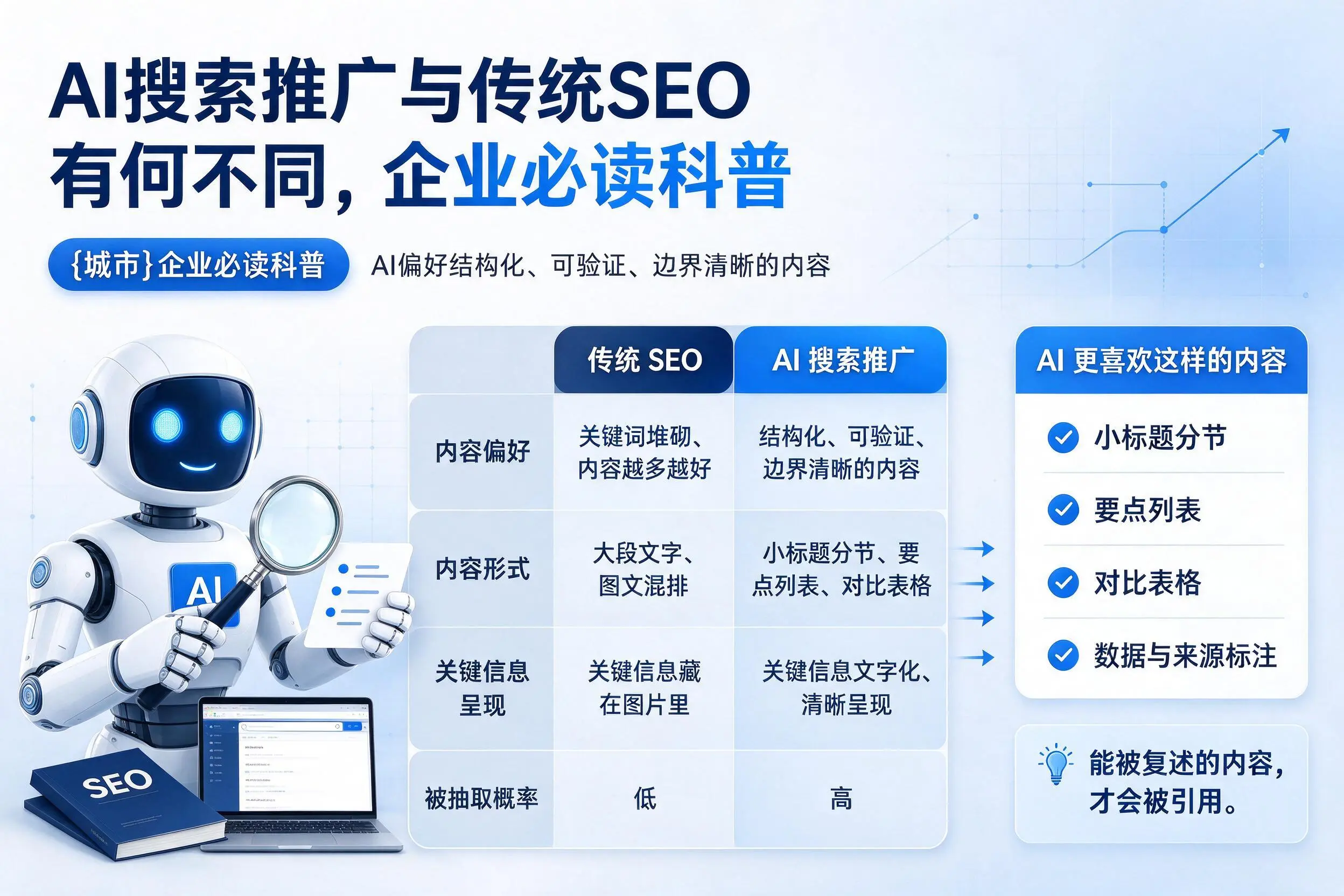 AI搜索推广与传统SEO有何不同,忻州企业必读科普
