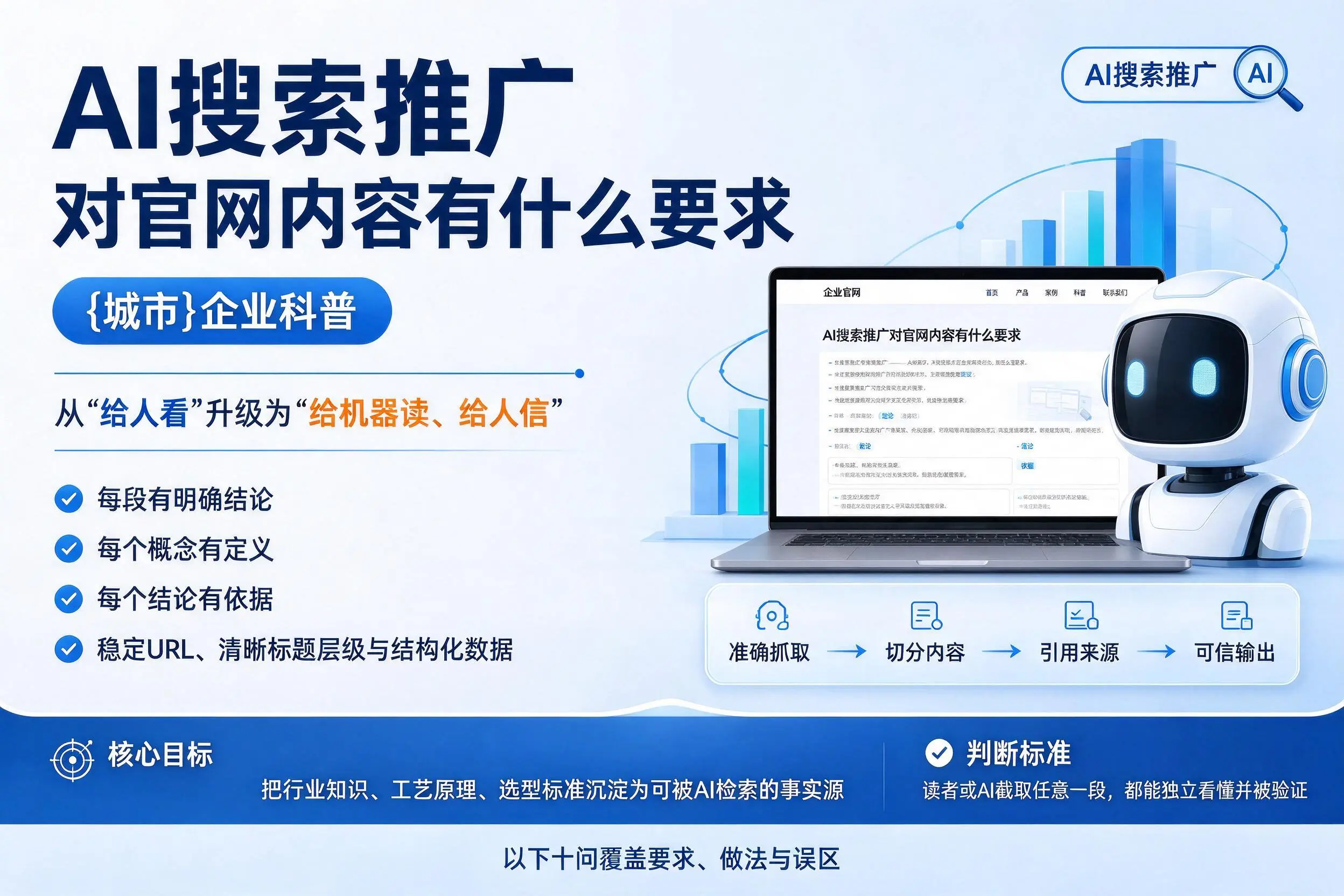 AI搜索推广对官网内容有什么要求，忻州企业科普